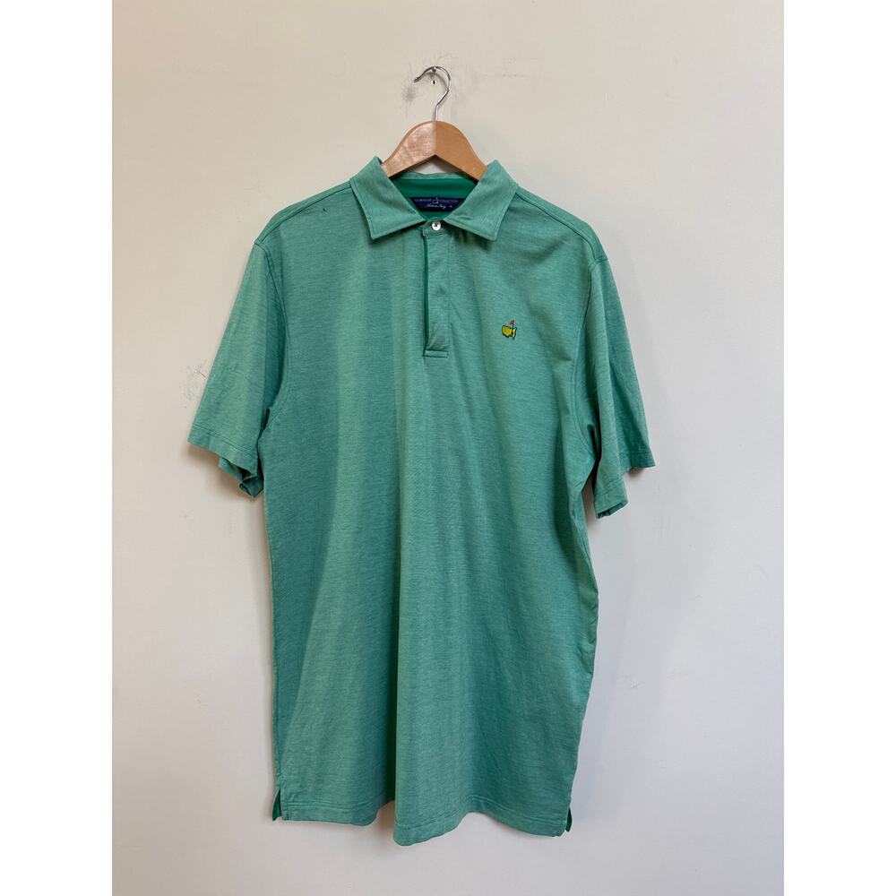 Masters Shirt Mens Extra Large XL Clubhouse Collection Golf Polo Made In Italy